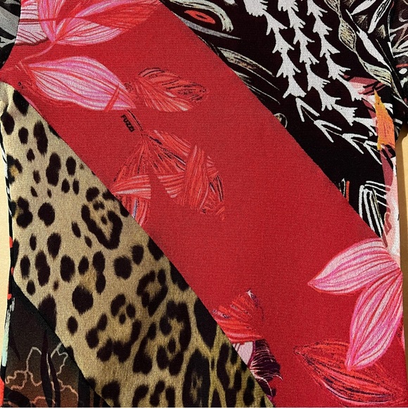 Fuzzi Jean Paul Gaultier Patchwork Mesh Top Long Sleeve Y2K Indie Sleaze Size XS - Picture 6 of 11